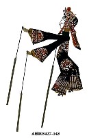 藏品(皮影戲偶—武旦)的圖片